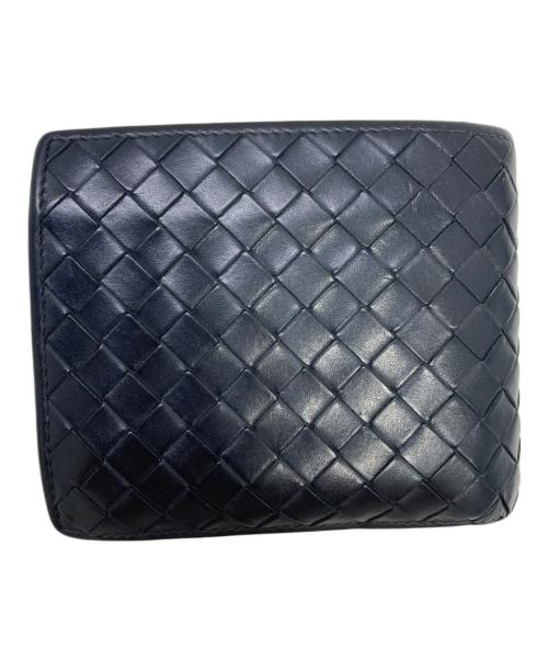 BOTTEGA VENETA（ボッテガベネタ）BOTTEGA VENETA (ボッテガベネタ) パスケース付き折り畳み財布 ブラックの古着・服飾アイテム