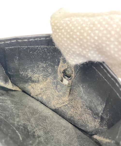 BOTTEGA VENETA（ボッテガベネタ）BOTTEGA VENETA (ボッテガベネタ) パスケース付き折り畳み財布 ブラックの古着・服飾アイテム