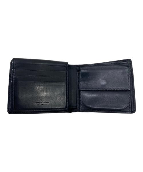 BOTTEGA VENETA（ボッテガベネタ）BOTTEGA VENETA (ボッテガベネタ) パスケース付き折り畳み財布 ブラックの古着・服飾アイテム
