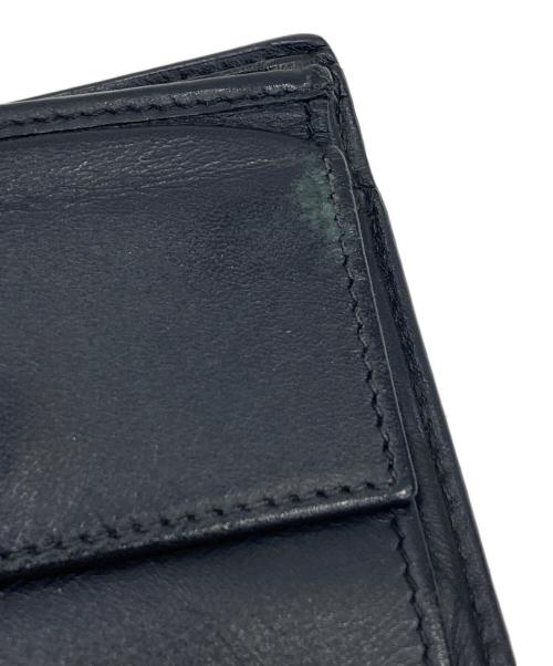 BOTTEGA VENETA（ボッテガベネタ）BOTTEGA VENETA (ボッテガベネタ) パスケース付き折り畳み財布 ブラックの古着・服飾アイテム