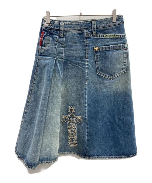 DSQUARED2（ディースクエアード）DSQUARED2 (ディースクエアード) デニムスカート ブルー サイズ:36の古着・服飾アイテム