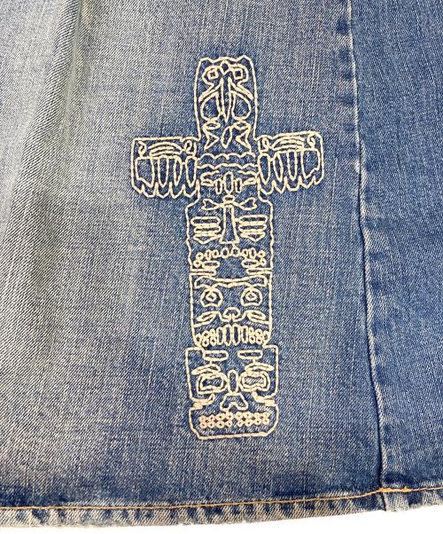 DSQUARED2（ディースクエアード）DSQUARED2 (ディースクエアード) デニムスカート ブルー サイズ:36の古着・服飾アイテム