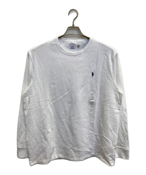 POLO RALPH LAUREN（ポロ・ラルフローレン）POLO RALPH LAUREN (ポロ・ラルフローレン) 長袖カットソー ホワイト サイズ:L 未使用品の古着・服飾アイテム