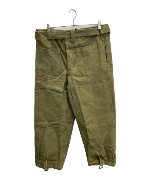French Army（フランス軍）French Army (フレンチアーミー) M-35 モーターサイクルパンツ カーキ サイズ:表記無しの古着・服飾アイテム