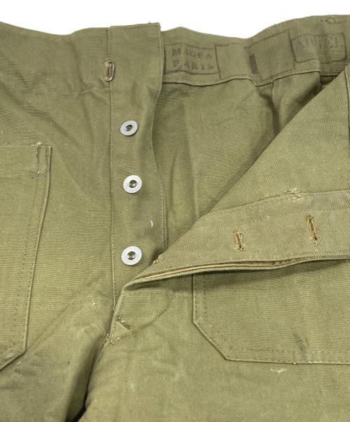 French Army（フランス軍）French Army (フレンチアーミー) M-35 モーターサイクルパンツ カーキ サイズ:表記無しの古着・服飾アイテム