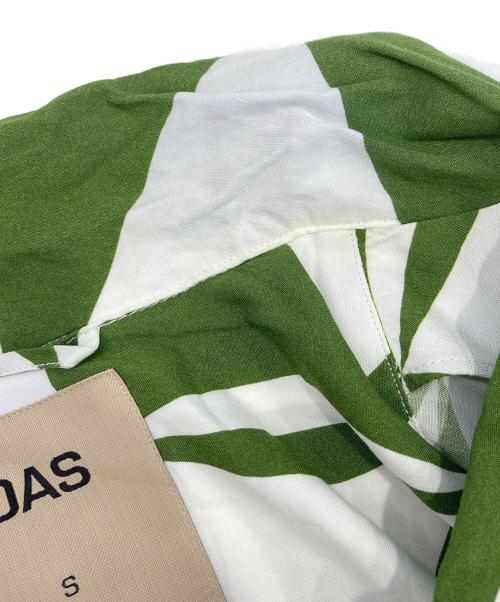 OAS（オーエーエス）OAS (オーエーエス) 半袖シャツ グリーン サイズ:Sの古着・服飾アイテム
