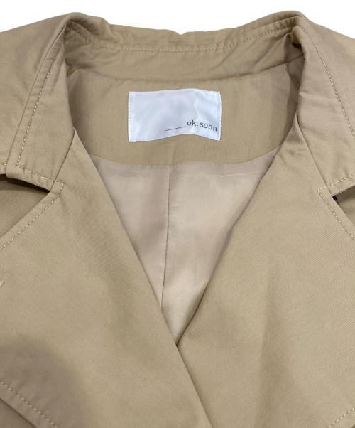 ok.soon（オクスン）ok.soon (オクスン) コート ベージュ サイズ:FREEの古着・服飾アイテム