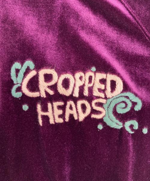 CROPPED HEADS（クロップドヘッズ）CROPPED HEADS (クロップドヘッズ) ベロアトラックジャケット パープル サイズ:Mの古着・服飾アイテム