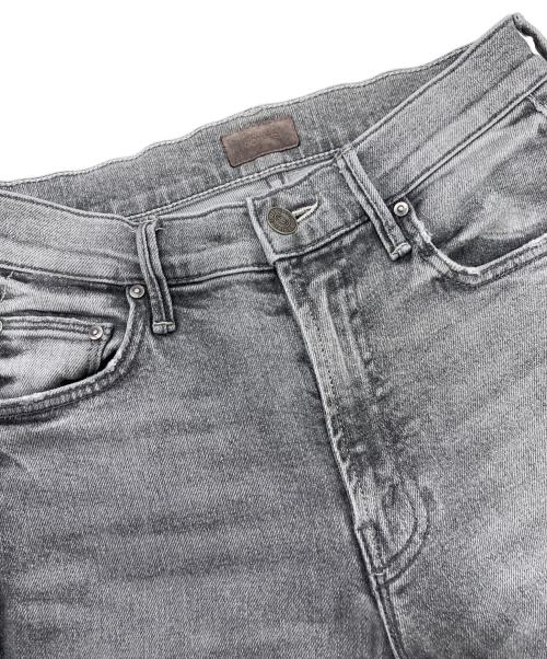 mother（マザー）mother (マザー) THE INSIDER CROP STEP FRAY グレー サイズ:24の古着・服飾アイテム