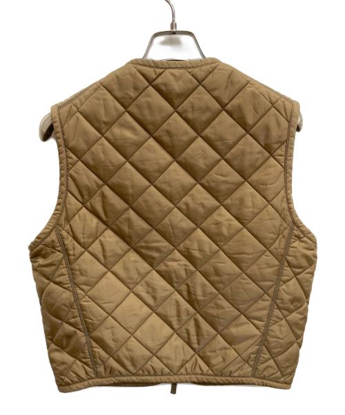 45R（フォーティファイブ・アール）45R (フォーティファイブ・アール) キルティングベスト ベージュ サイズ:1の古着・服飾アイテム