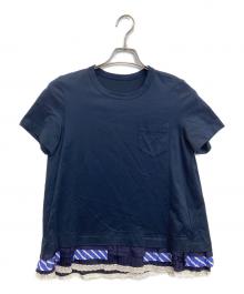 sacai（サカイ）の古着「Tシャツ」｜ネイビー