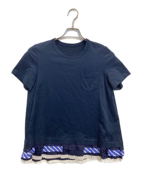 sacai（サカイ）sacai (サカイ) Tシャツ ネイビー サイズ:2の古着・服飾アイテム