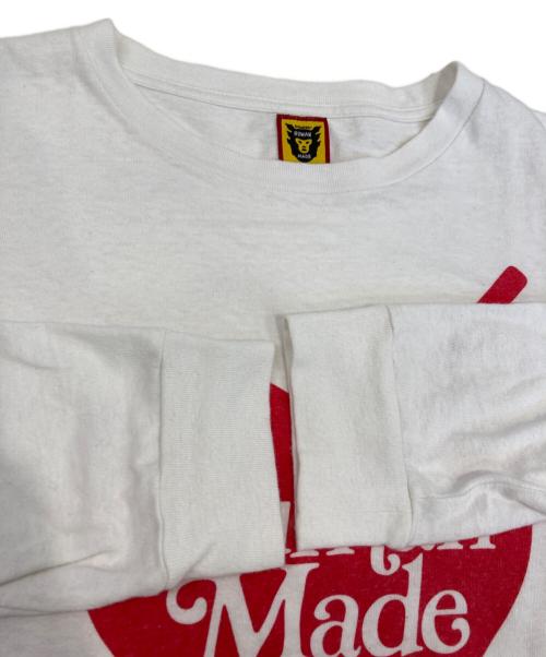 HUMAN MADE（ヒューマンメイド）HUMAN MADE (ヒューマンメイド) カットソー ホワイト サイズ:Mの古着・服飾アイテム
