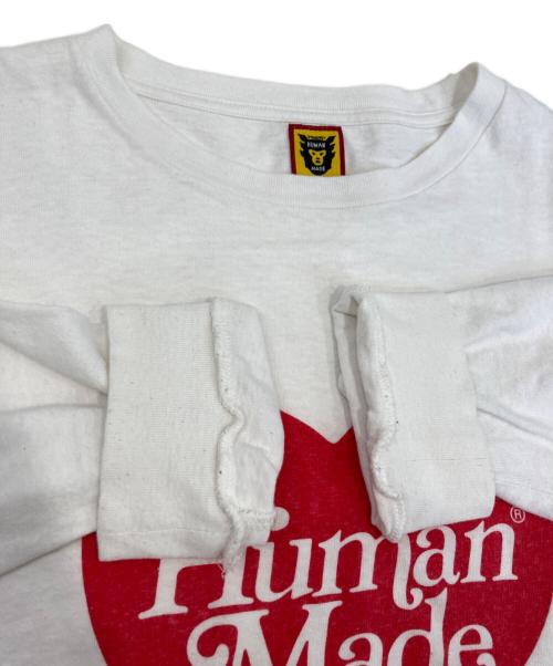 HUMAN MADE（ヒューマンメイド）HUMAN MADE (ヒューマンメイド) カットソー ホワイト サイズ:Mの古着・服飾アイテム