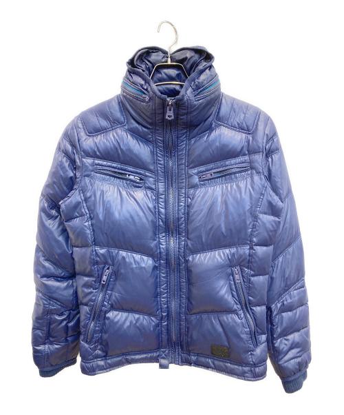 DIESEL（ディーゼル）DIESEL (ディーゼル) ダウンジャケット ブルー サイズ:Sの古着・服飾アイテム