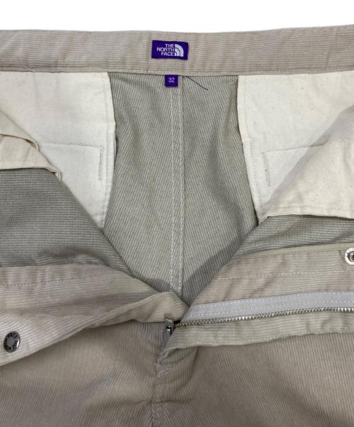 THE NORTHFACE PURPLELABEL（ザ・ノースフェイス パープルレーベル）THE NORTHFACE PURPLELABEL (ザ・ノースフェイス パープルレーベル) Corduroy Wide Tapered Field Pants ベージュ サイズ:32・81㎝(W32)の古着・服飾アイテム