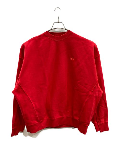 MAISON SPECIAL（メゾンスペシャル）MAISON SPECIAL (メゾンスペシャル) Over Size Sweat レッド サイズ:FREEの古着・服飾アイテム