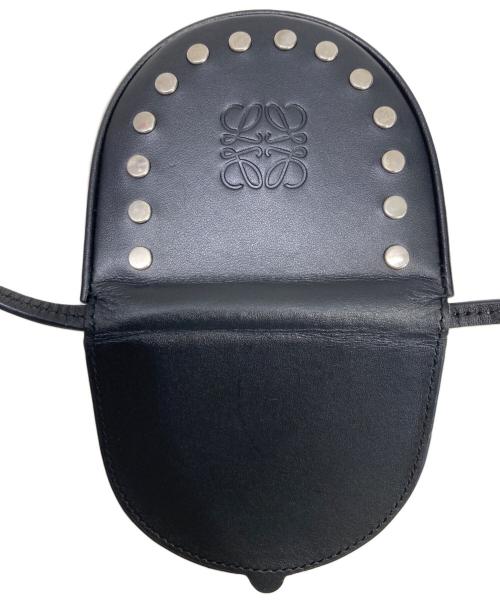 LOEWE（ロエベ）LOEWE (ロエベ) レザーコインケース ブラックの古着・服飾アイテム