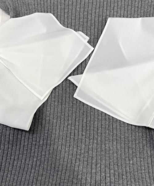 UN3D.（アンスリード）UN3D. (アンスリード) レイヤードシャツワンピース グレー サイズ:Fの古着・服飾アイテム