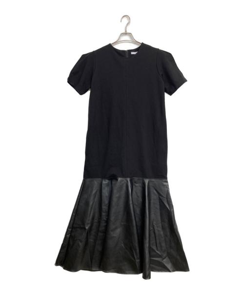 UN3D.（アンスリード）UN3D. (アンスリード) ECO LEATHER MIX OP ブラック サイズ:2の古着・服飾アイテム
