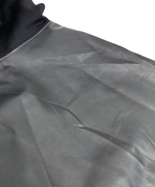 UN3D.（アンスリード）UN3D. (アンスリード) ECO LEATHER MIX OP ブラック サイズ:2の古着・服飾アイテム