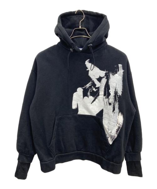 UN3D.（アンスリード）UN3D. (アンスリード) パーカー ブラック サイズ:38の古着・服飾アイテム