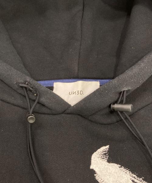 UN3D.（アンスリード）UN3D. (アンスリード) パーカー ブラック サイズ:38の古着・服飾アイテム