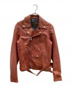 Hysteric Glamourヒステリックグラマー）の古着「レザージャケット」｜ブラウン