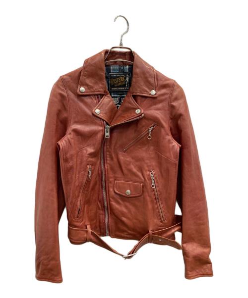 Hysteric Glamour（ヒステリックグラマー）Hysteric Glamour (ヒステリックグラマー) レザージャケット ブラウン サイズ:Smallの古着・服飾アイテム