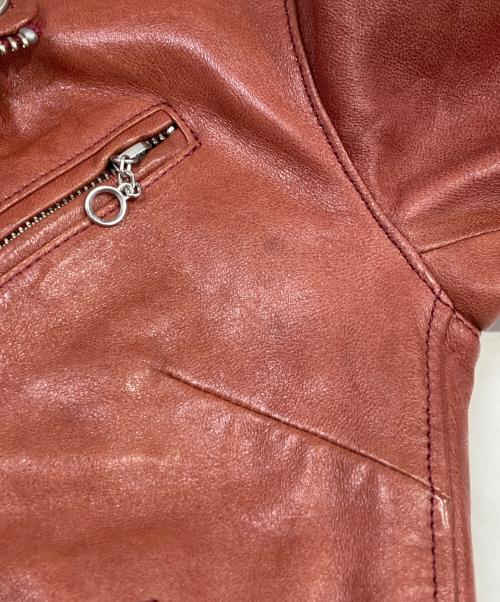 Hysteric Glamour（ヒステリックグラマー）Hysteric Glamour (ヒステリックグラマー) レザージャケット ブラウン サイズ:Smallの古着・服飾アイテム