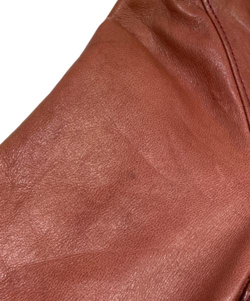 Hysteric Glamour（ヒステリックグラマー）Hysteric Glamour (ヒステリックグラマー) レザージャケット ブラウン サイズ:Smallの古着・服飾アイテム