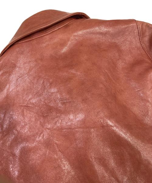 Hysteric Glamour（ヒステリックグラマー）Hysteric Glamour (ヒステリックグラマー) レザージャケット ブラウン サイズ:Smallの古着・服飾アイテム