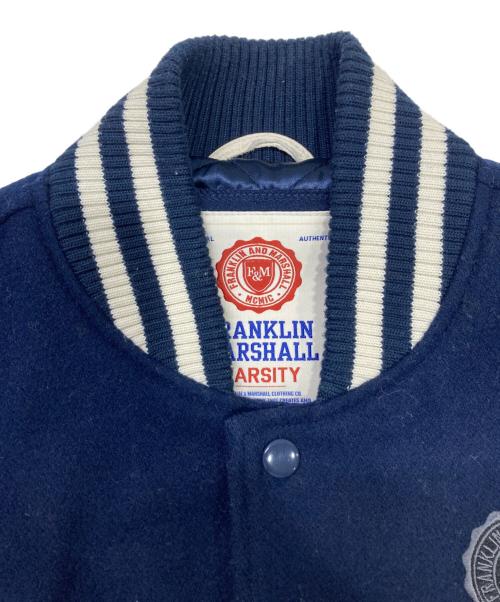 Franklin & Marshall（フランクリン＆マーシャル）Franklin & Marshall (フランクリン＆マーシャル) スタジャン ネイビー サイズ:Sの古着・服飾アイテム