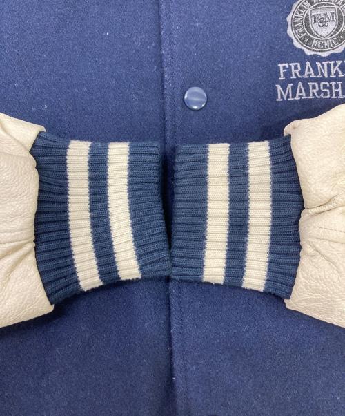 Franklin & Marshall（フランクリン＆マーシャル）Franklin & Marshall (フランクリン＆マーシャル) スタジャン ネイビー サイズ:Sの古着・服飾アイテム