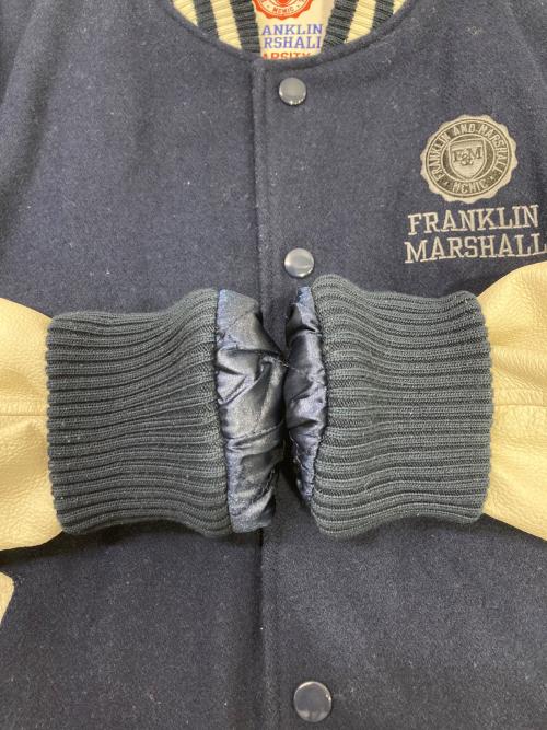 Franklin & Marshall（フランクリン＆マーシャル）Franklin & Marshall (フランクリン＆マーシャル) スタジャン ネイビー サイズ:Sの古着・服飾アイテム