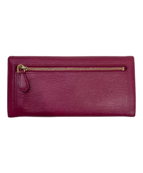 PRADA（プラダ）PRADA (プラダ) 長財布 ピンクの古着・服飾アイテム