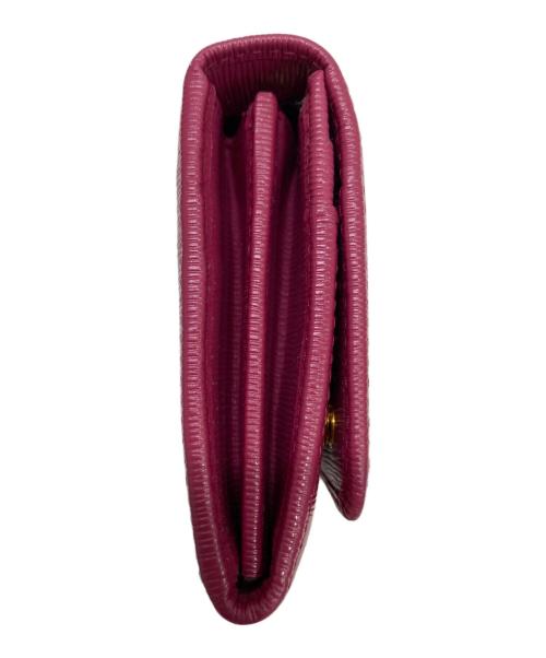 PRADA（プラダ）PRADA (プラダ) 長財布 ピンクの古着・服飾アイテム