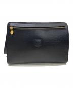 CELINEセリーヌ）の古着「トリオンフセカンドバッグ」｜ブラック