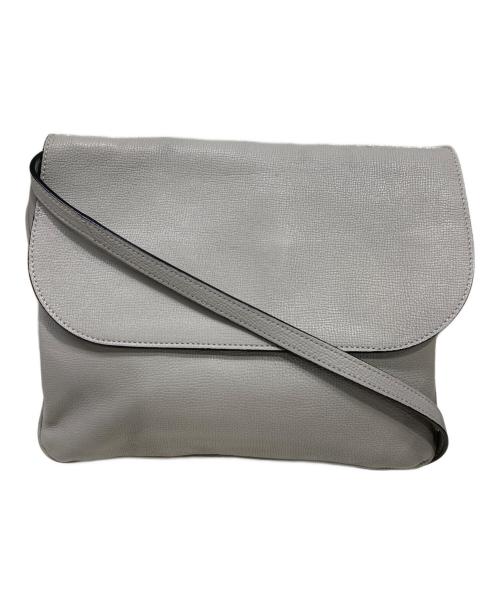 MARNI（マルニ）MARNI (マルニ) フラップアコーディオンショルダーバッグ グレーの古着・服飾アイテム