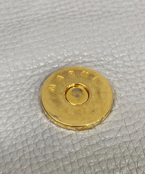 MARNI（マルニ）MARNI (マルニ) フラップアコーディオンショルダーバッグ グレーの古着・服飾アイテム