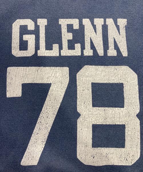 R JUBILEE（アールジュビリー）R JUBILEE (アールジュビリー) Football Line T-SHIRTS ブルー サイズ:Fの古着・服飾アイテム