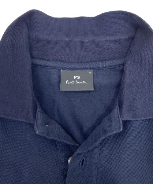 PAUL SMITH（ポールスミス）Paul Smith (ポールスミス) SPORTS STRIPE ZEBRA POLO SHIRT ブラック サイズ:Mの古着・服飾アイテム