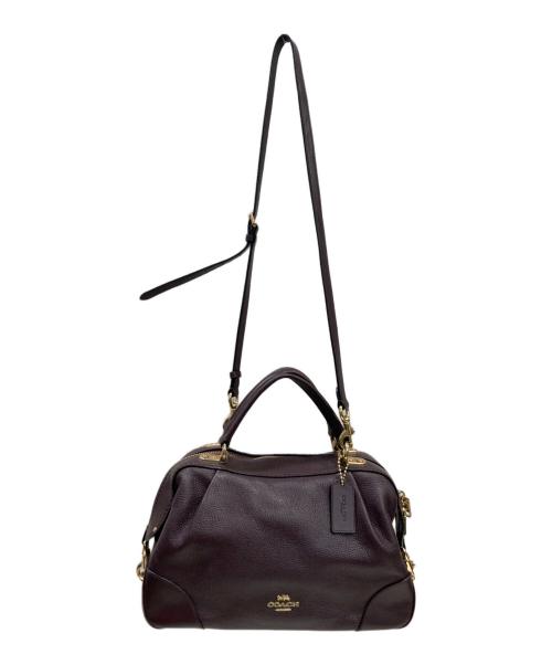 COACH（コーチ）COACH (コーチ) 2WAYサッチェル ハンドバッグ ブラウンの古着・服飾アイテム