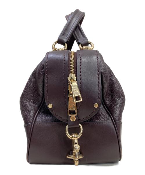 COACH（コーチ）COACH (コーチ) 2WAYサッチェル ハンドバッグ ブラウンの古着・服飾アイテム