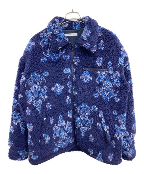 JOURNAL STANDARD（ジャーナルスタンダード）JOURNAL STANDARD (ジャーナルスタンダード) ダマスクパターンフリースブルゾン ネイビー サイズ:FREEの古着・服飾アイテム