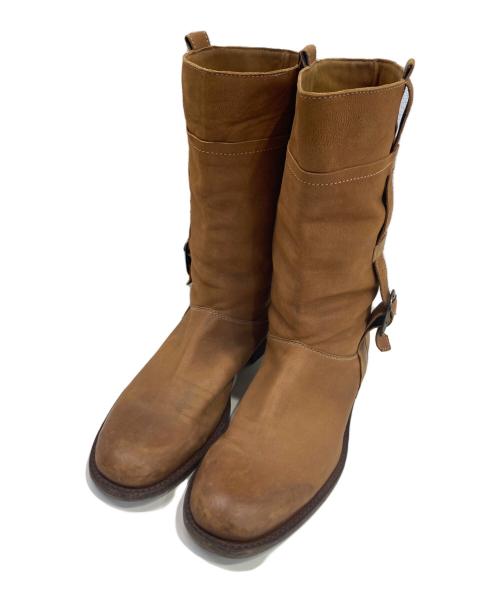 Whoop-de-doo（フープディドゥ）Whoop-de-doo (フープディドゥ) ブーツ ブラウン サイズ:41の古着・服飾アイテム