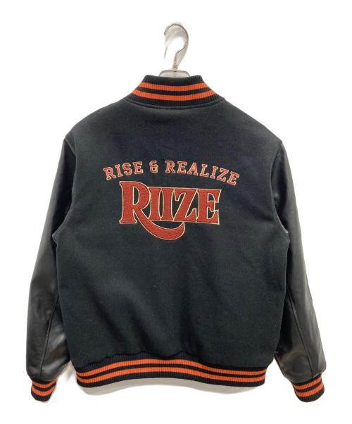 riize（ライズ）riize (ライズ) スタジャン ブラック サイズ:FREEの古着・服飾アイテム