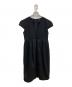 YOKO CHAN（ヨーコチャン）の古着「ウールノースリーブワンピース」｜ブラック