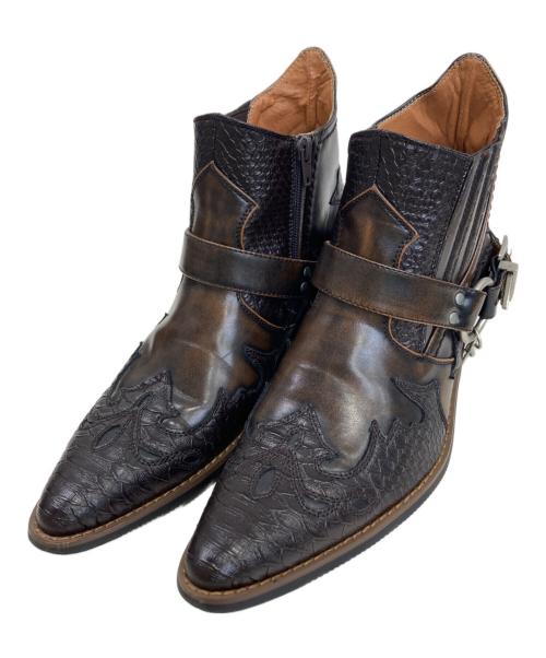 Richard Smith（リチャードスミス）Richard Smith (リチャードスミス) ブーツ ブラウン サイズ:26㎝の古着・服飾アイテム