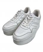 CELINEセリーヌ）の古着「ブロックスニーカー」｜ホワイト